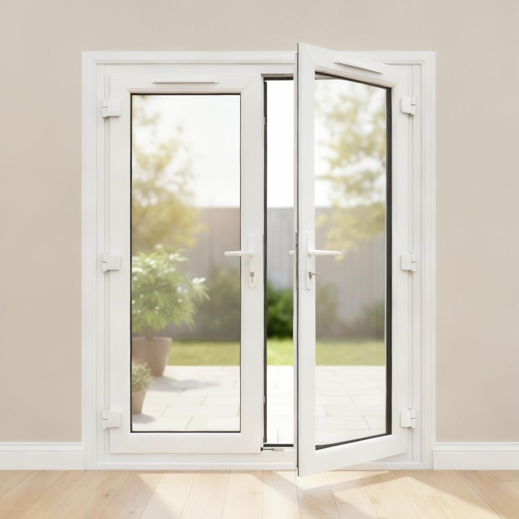 UPVC French Doors With Background